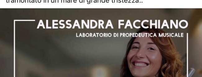 Foiano di Valfortore piange la giovane flautista Alessandra