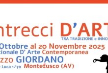 Montefusco, tutto pronto per “Intrecci d’Arte: tra tradizione e innovazione”