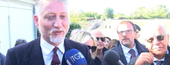 Il ministro della Cultura Giuli in Irpinia: “Nel Parco di Aeclanum proseguono gli scavi”