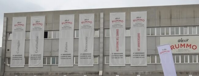 Benevento, dieci anni dopo l’alluvione: il pastificio Rummo celebra la forza del lavoro e della solidarietà