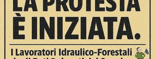 Stato di agitazione dei Lavoratori Idraulico-Forestali del Sannio