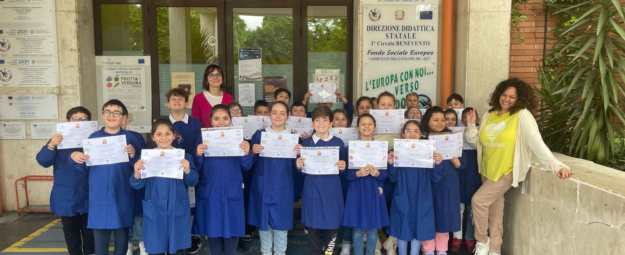 Docenti del Convitto “Pietro Giannone” premiate con il National Quality Label per il progetto eTwinning “Kidizen”