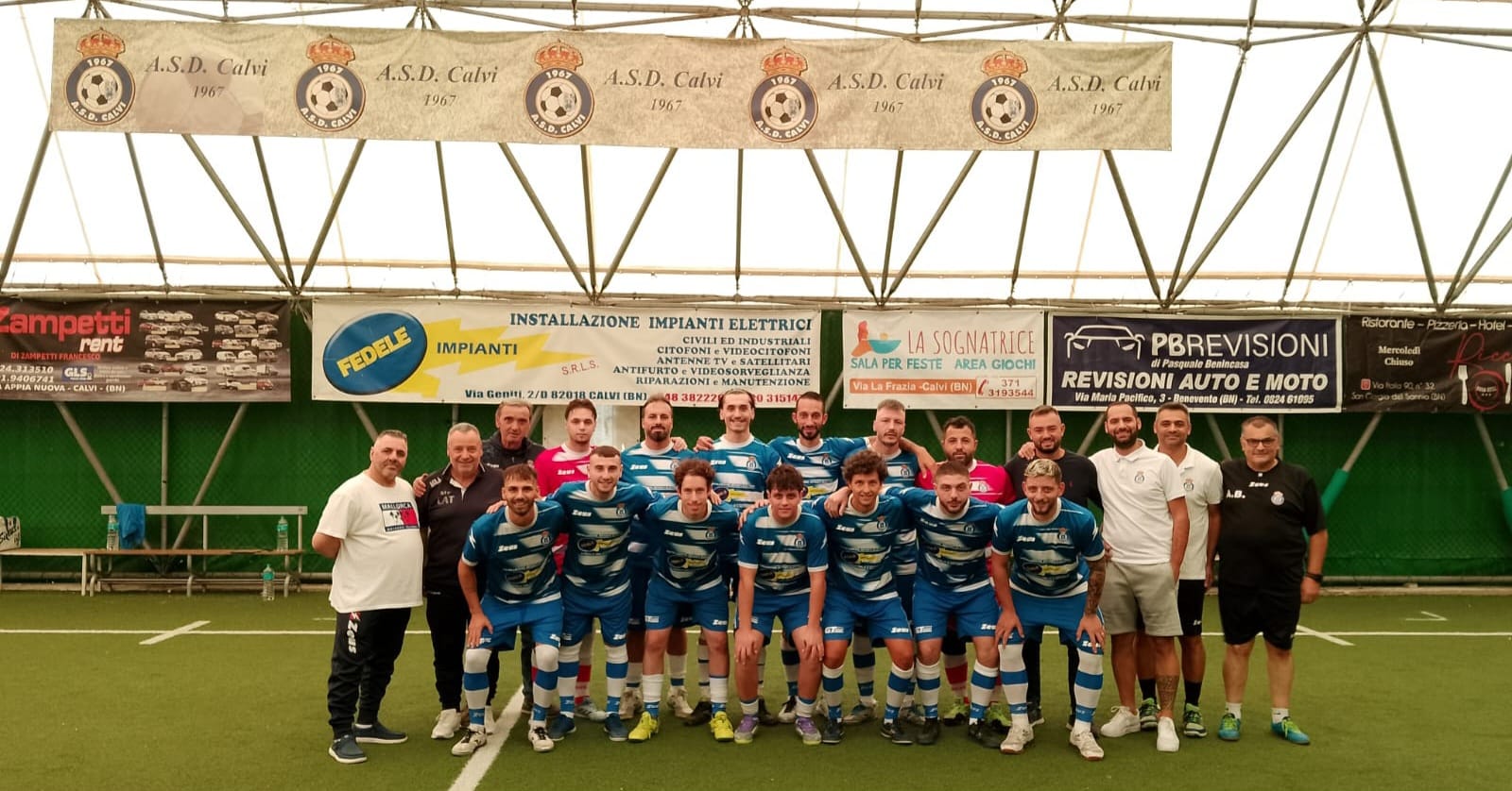 Calvi: successo per il Futsal 6-2, sconfitta per il calcio a 11 nella prima giornata di Campionato