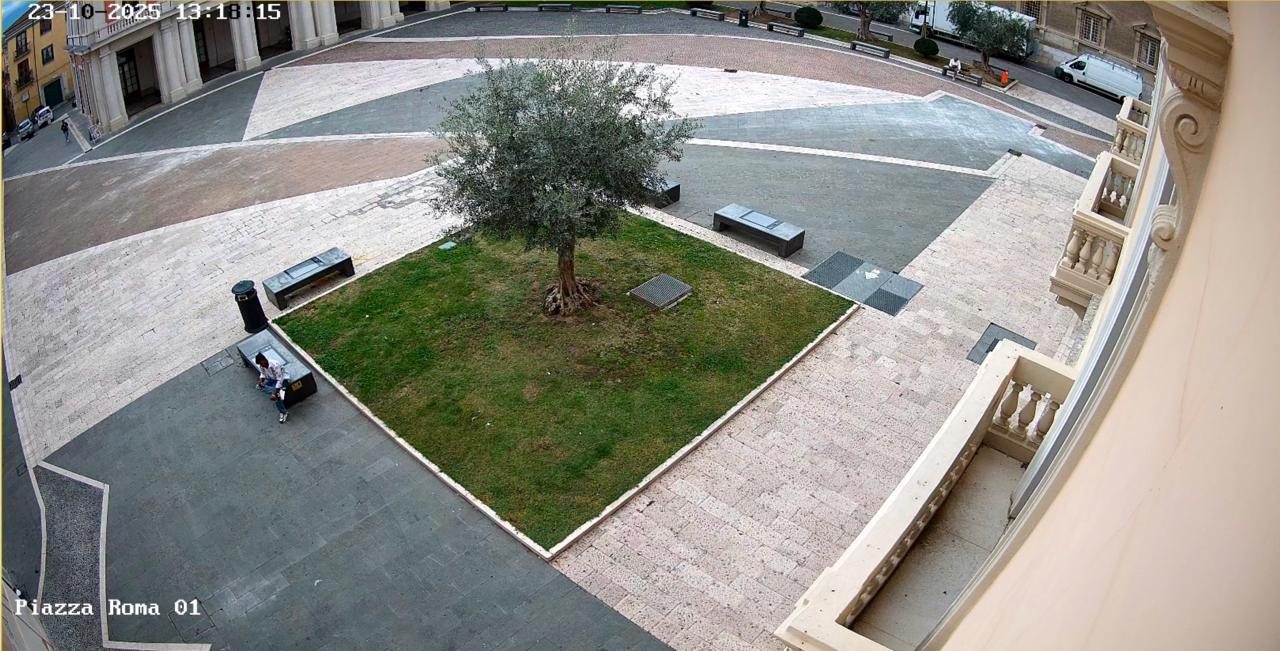 Videosorveglianza: Piazza Roma attivate due telecamere ad alta definizione