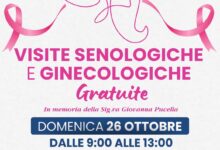 Domenica 26 ottobre a Puglianello visite senologiche e ginecologiche gratuite