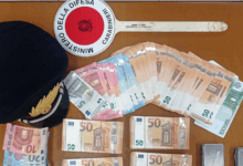 Benevento, operazione dei Carabinieri: 32enne arrestato con oltre un chilo di hashish, cocaina e quasi 27mila euro in contanti