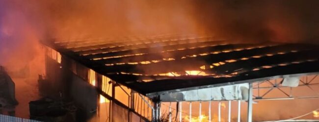 Incendio a Forchia (Bn), in corso monitoraggio diossine