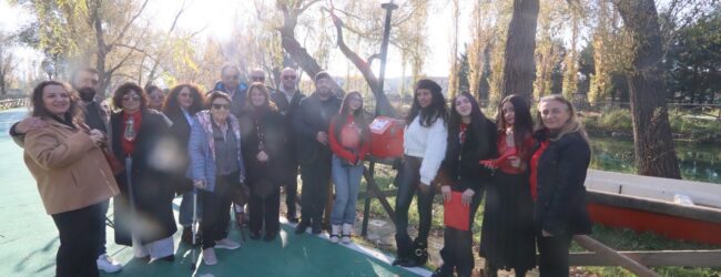 Telese Terme, “Presidio Rosso” per dire no alla violenza contro le donne