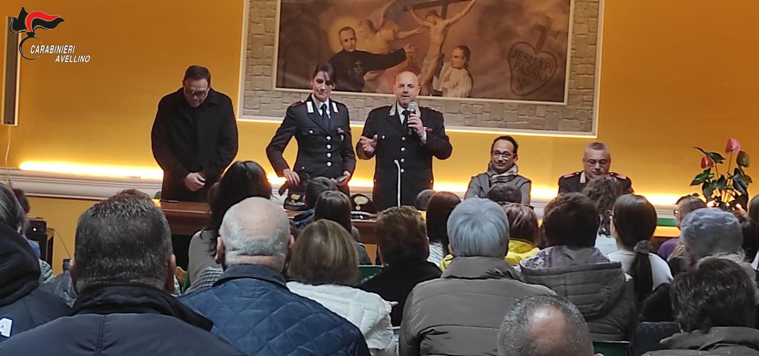Forino: i Carabinieri incontrano i cittadini nella Parrocchia dei Santi Biagio e Stefano