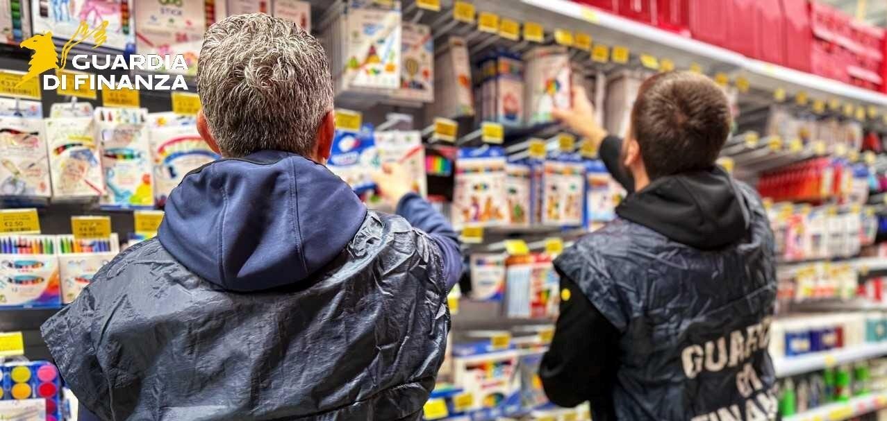 Guardia di Finanza di Benevento, sequestrati prodotti non conformi e privi di marchio CE