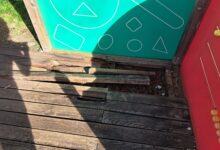 Giostrine lungo il viale Atlantici: più sicurezza per i bambini