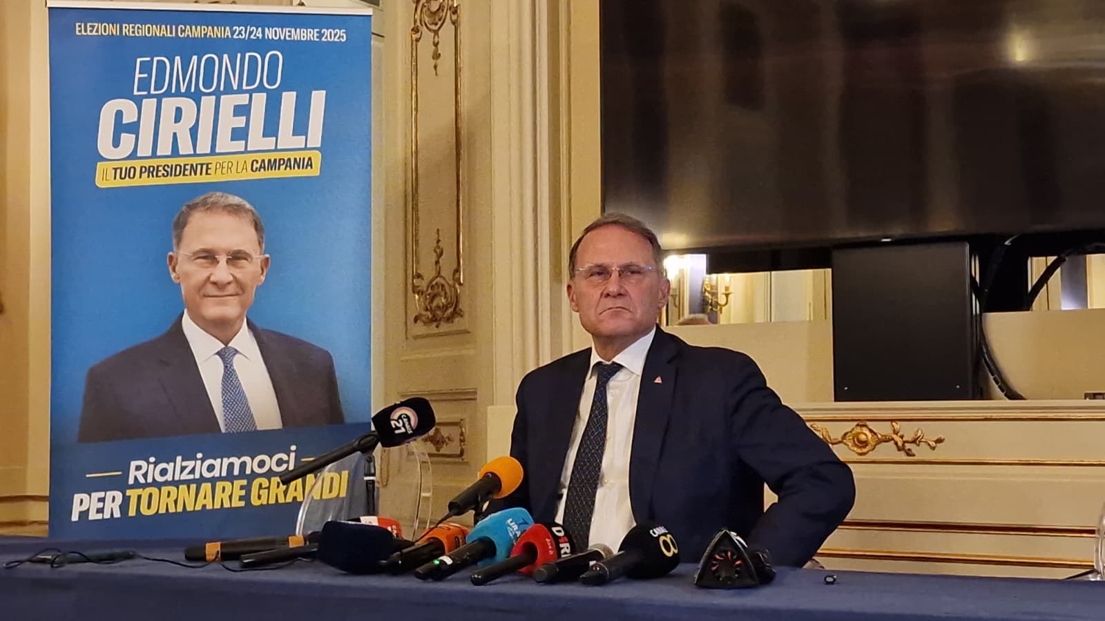 Regionali Campania, Cirielli: “I cittadini ritengono che gli uscenti abbiano governato bene. Auguri a Fico, ma non mi ha chiamato”