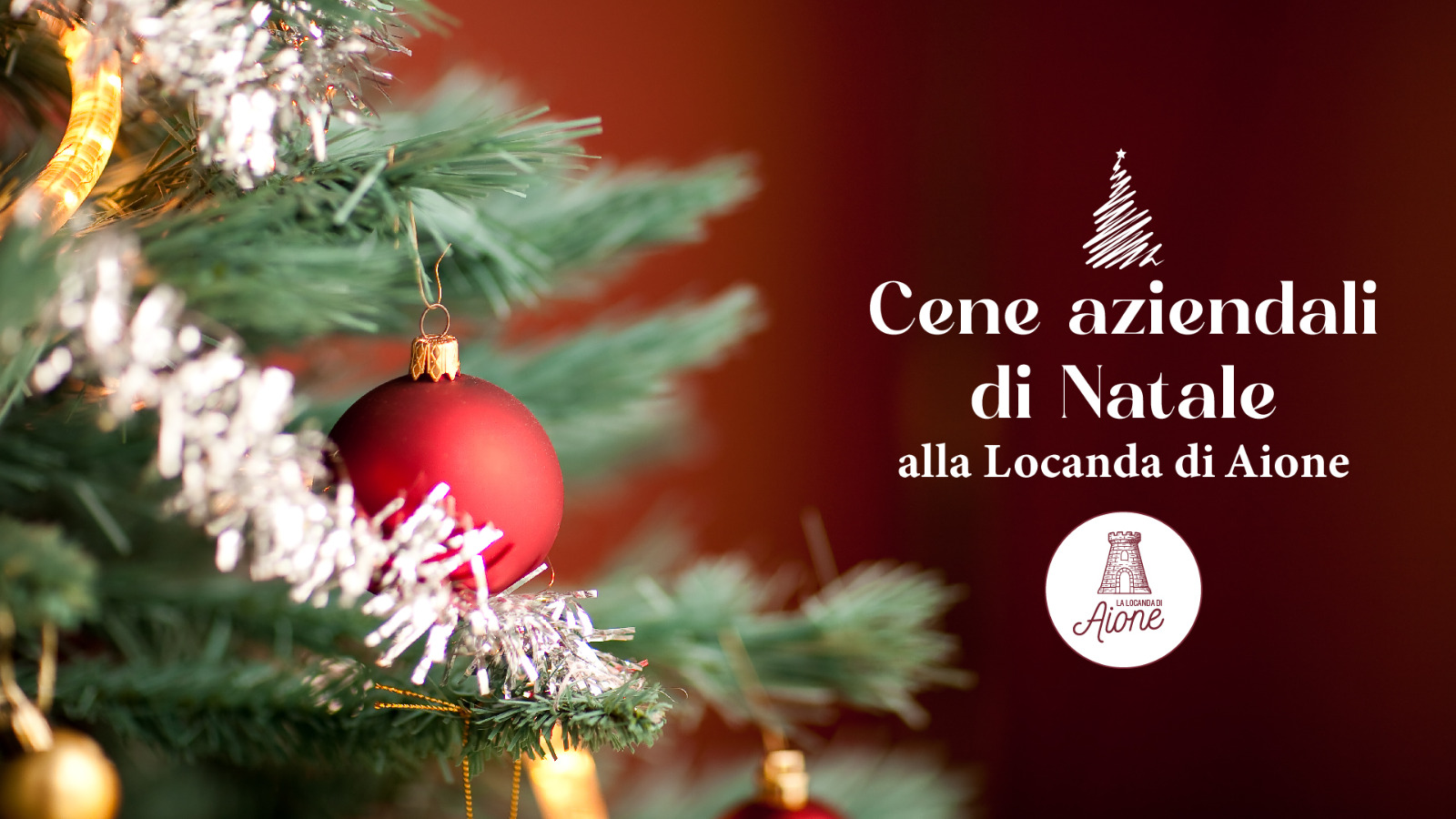 Cene aziendali di Natale alla Locanda di Aione: accoglienza, gusto e territorio