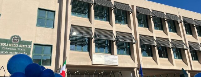 Lavori di adeguamento sismico, inaugurata la scuola media di Grottaminarda