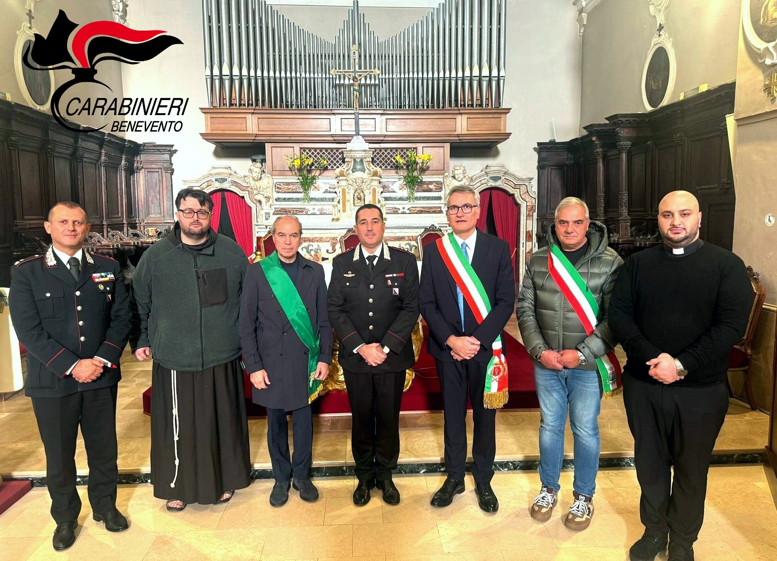 Carabinieri, il colonnello Marco Keten in visita alla compagnia di San Bartolomeo in Galdo.