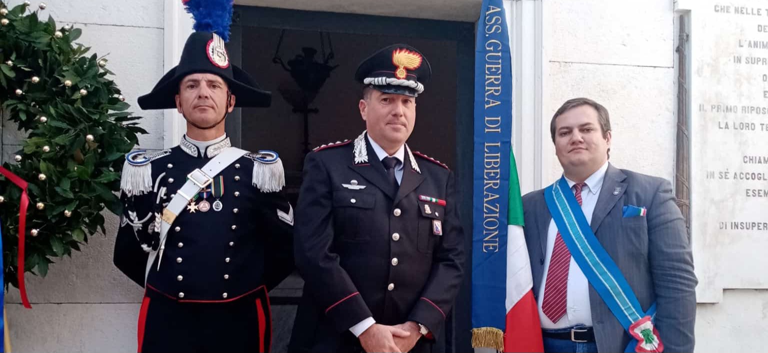Arpaise, l’Associazione Combattenti Guerra di Liberazione saluta il nuovo Comandante Provinciale dei Carabinieri di Benevento Col. Marco Keten