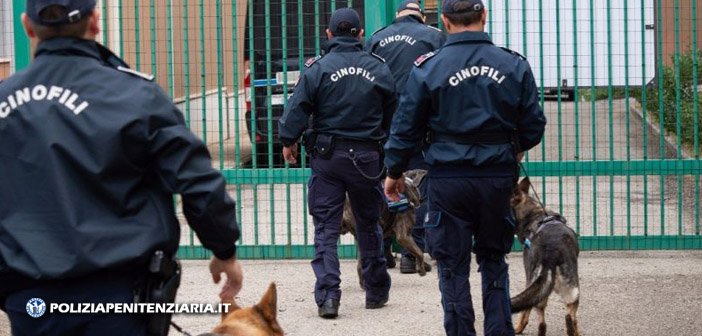 Polizia Penitenziaria, la scena si ripete: ventenne tenta di introdurre droga al padre detenuto a Carinola. Arrestato dai Baschi Azzurri