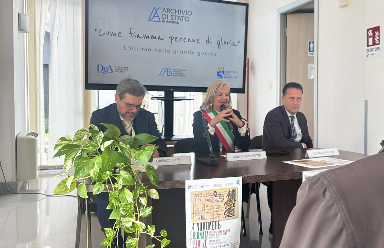 “Come fiamma perenne di gloria”. L’Irpinia nella Grande Guerra: inaugurata all’Archivio di Stato di Avellino la mostra documentaria