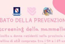Sabato della Prevenzione ASL Avellino: screening mammella e colon-retto il 22 novembre al Distretto di via degli Imbimbo