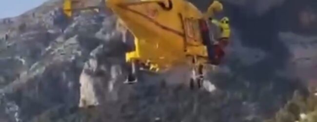 Escursionista infortunato sul Sentiero degli Dei: intervento congiunto del CNSAS e dell’Elisoccorso 118