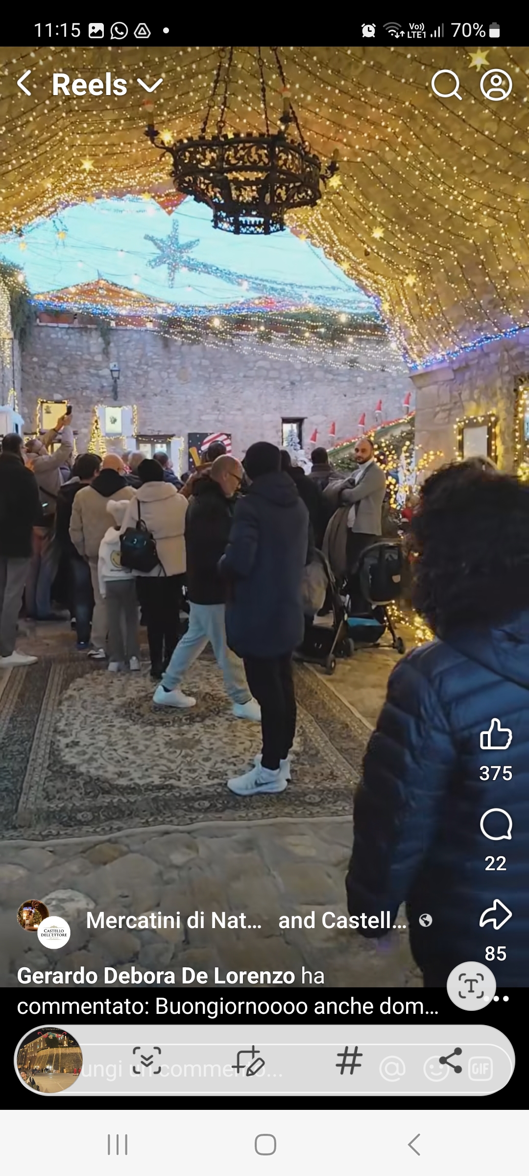 Tragedia ai Mercatini di Natale di Apice Vecchia: muore un 55enne di Telese Terme