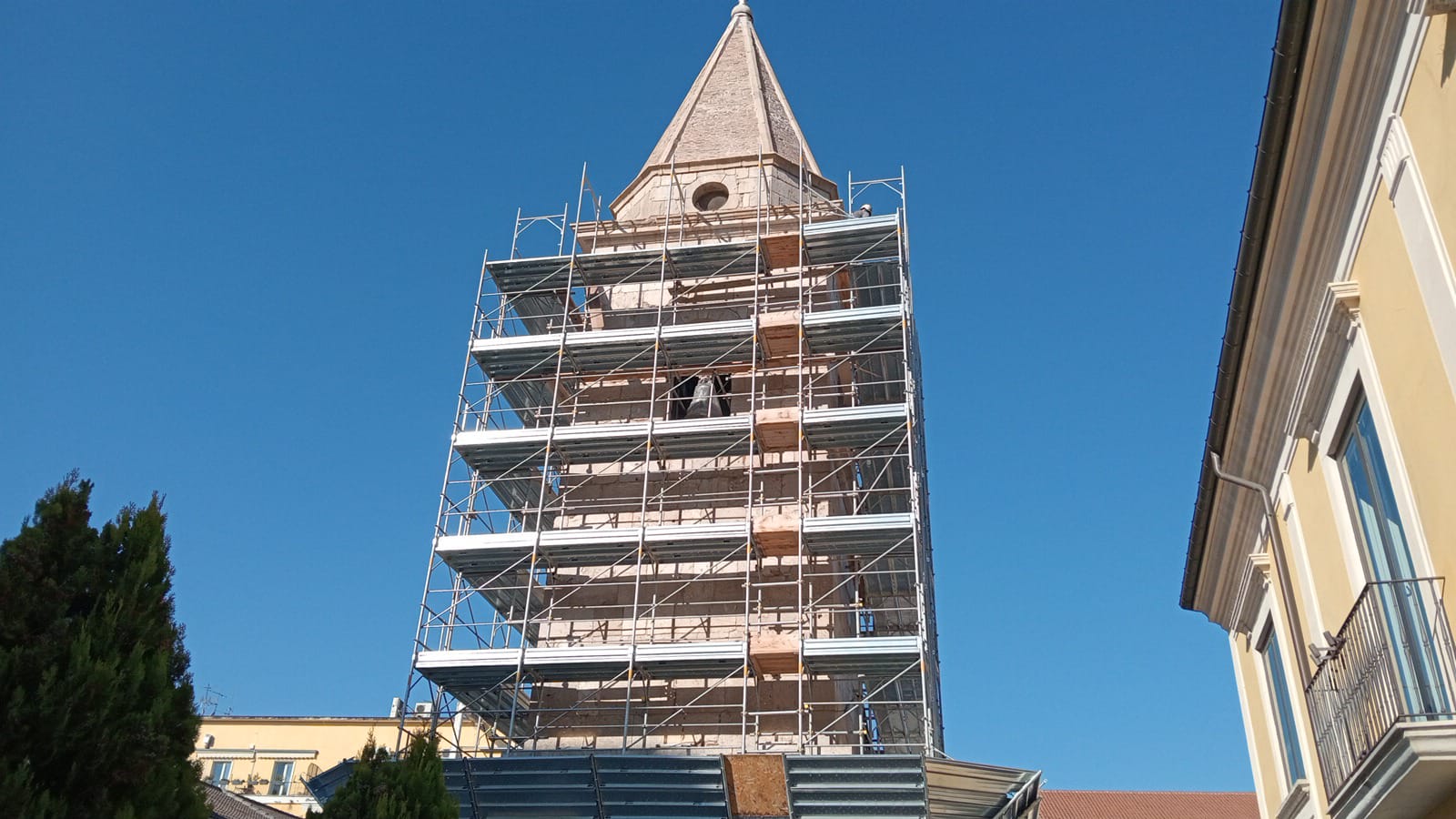 Campanile di Santa Sofia, si va verso il rispetto dei tempi imposti dal PNRR