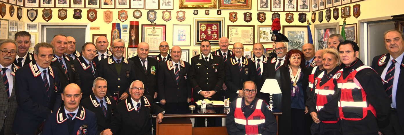 Carabinieri: il colonnello Marco Keten in visita alla sezione A.N.C. di Benevento