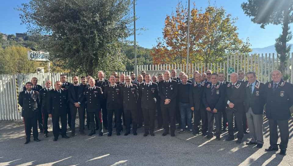 La visita del Comandante Provinciale dei Carabinieri di Benevento alla sede della Compagnia Carabinieri di Cerreto Sannita