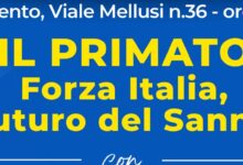 FI: venerdì 28 novembre alle 17 a Benevento conferenza stampa “Il Primato. Forza Italia, il Futuro del Sannio”
