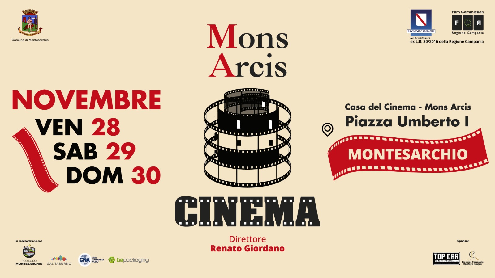 Montesarchio, tutto pronto per MonsArcis Cinema – Ornella Muti ospite d’onore