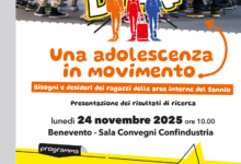 “Una adolescenza in movimento”: i bisogni e i desideri dei ragazzi delle aree interne al centro di un convegno a Benevento