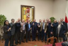 Brindisi augurale e di ringraziamento con il commissario Fatuzzo, il sindaco Mastella: “Depuratore risultato storico, collaborazione istituzionale magistrale”