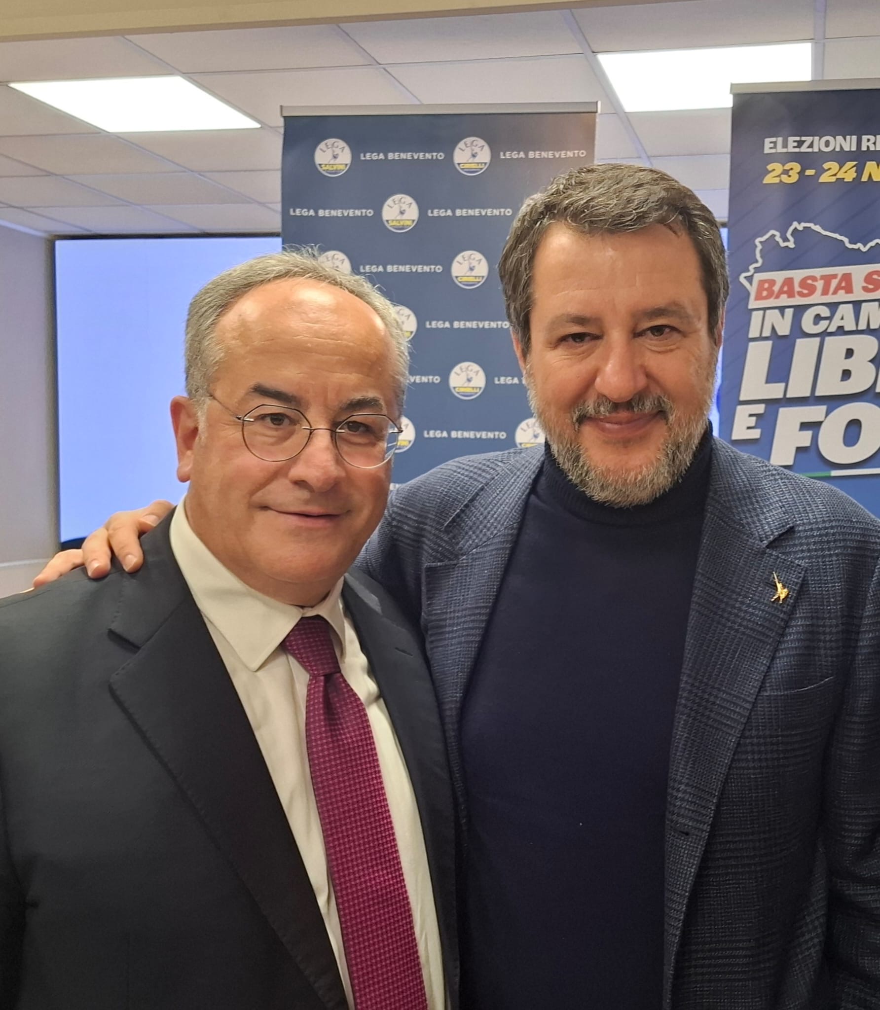De Ieso (Lega): “visita di Salvini  e sopralluogo a cantieri Fortorina confermano che il Sannio è priorità nazionale. Ora Tavolo con Mit per la Fondovalle Tammaro”