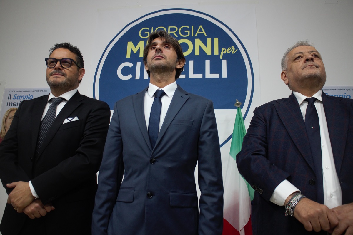 Giovanni Donzelli a Cautano per sostenere Mario Ferraro: “La sanità nel Sannio è in ginocchio”