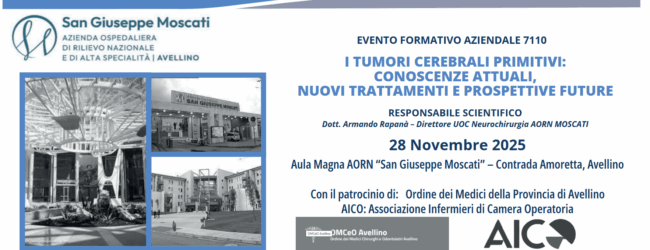 Tumori cerebrali: alla Moscati specialisti a confronto su nuove terapie e futuro della neuro-oncologia