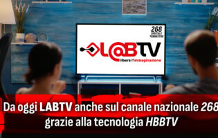 LabTv amplia la propria copertura: da oggi anche sul canale nazionale 268