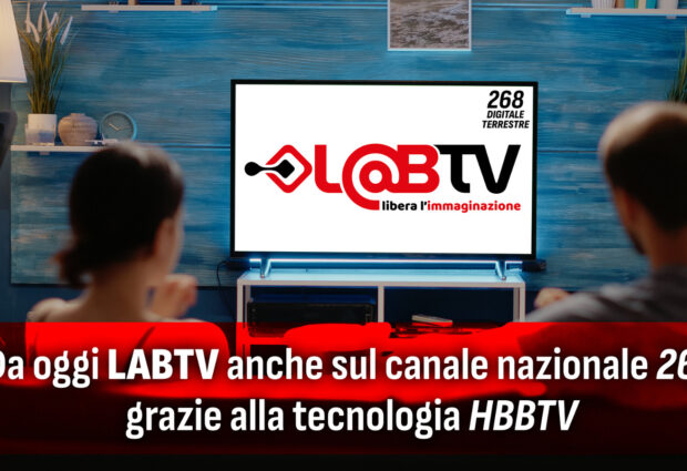 LabTv amplia la propria copertura: da oggi anche sul canale nazionale 268