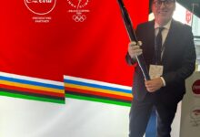 Un residente di Monteforte tra i Tedofori