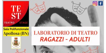 TeSt – TeatroStage: non solo a Benevento!Da gennaio 2026 corsi di teatro anche ad Apollosa
