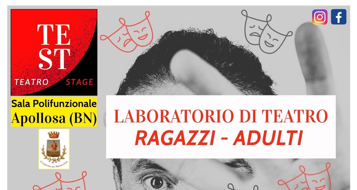 TeSt – TeatroStage: non solo a Benevento!Da gennaio 2026 corsi di teatro anche ad Apollosa