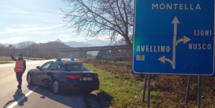 Montella: nel week end controlli serrati dei Carabinieri, droga e alcool nel mirino