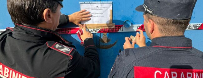 Monteverde, i Carabinieri sequestrano un’officina meccanica