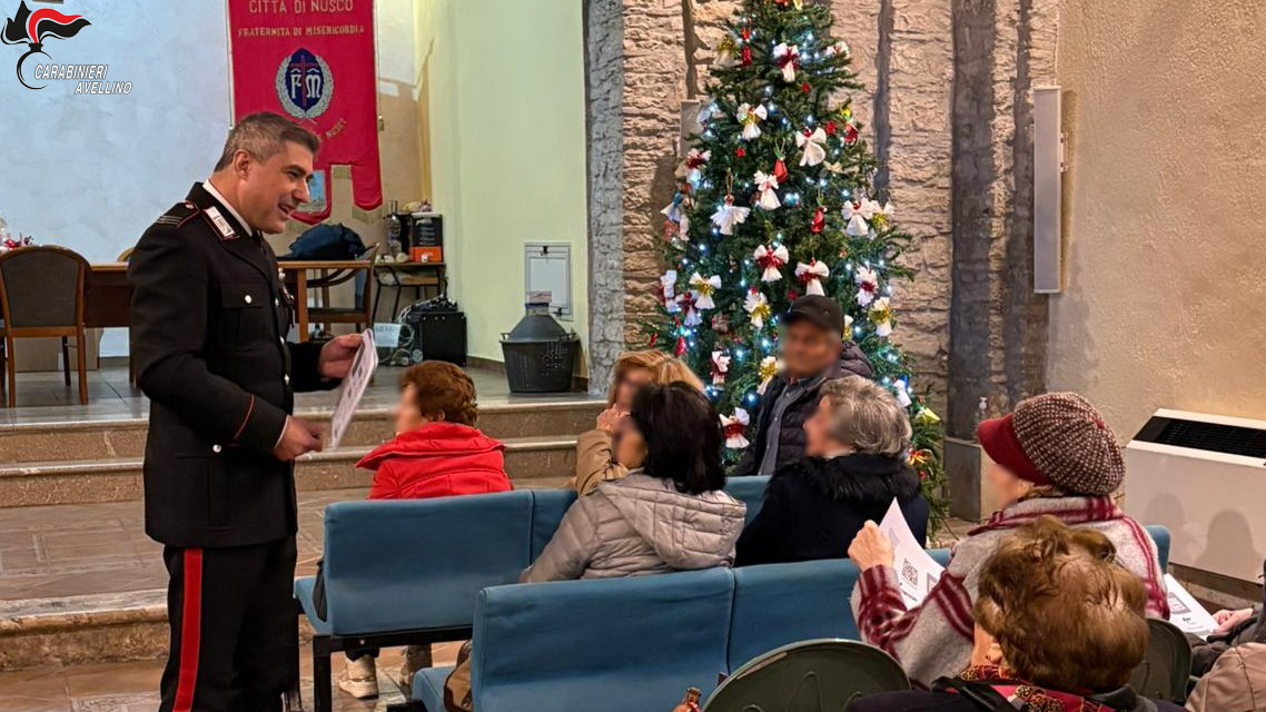 I Carabinieri del Comando Provinciale di Avellino proseguono gli incontri di prossimità con studenti e anziani