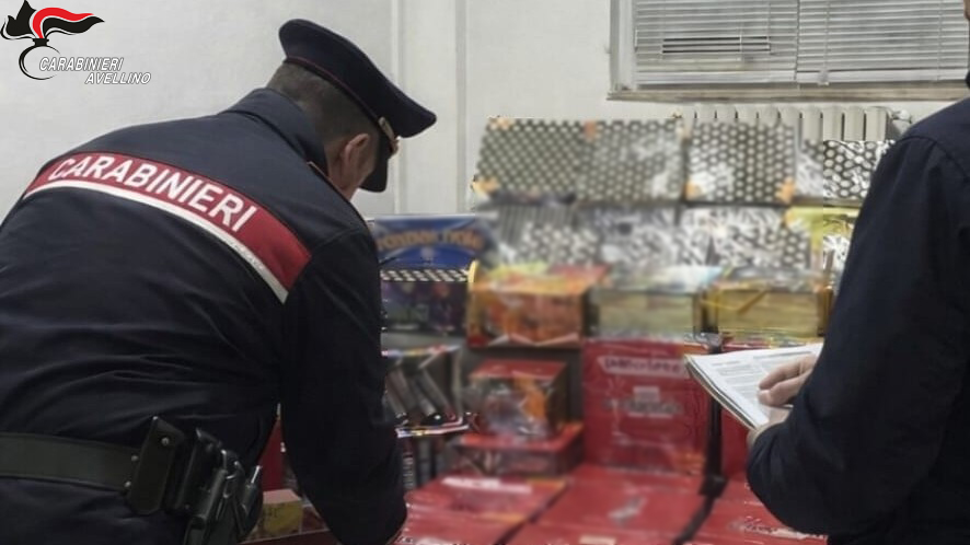 Melito Irpino (AV): Sequestro di fuochi pirotecnici – i Carabinieri denunciano un 55enne