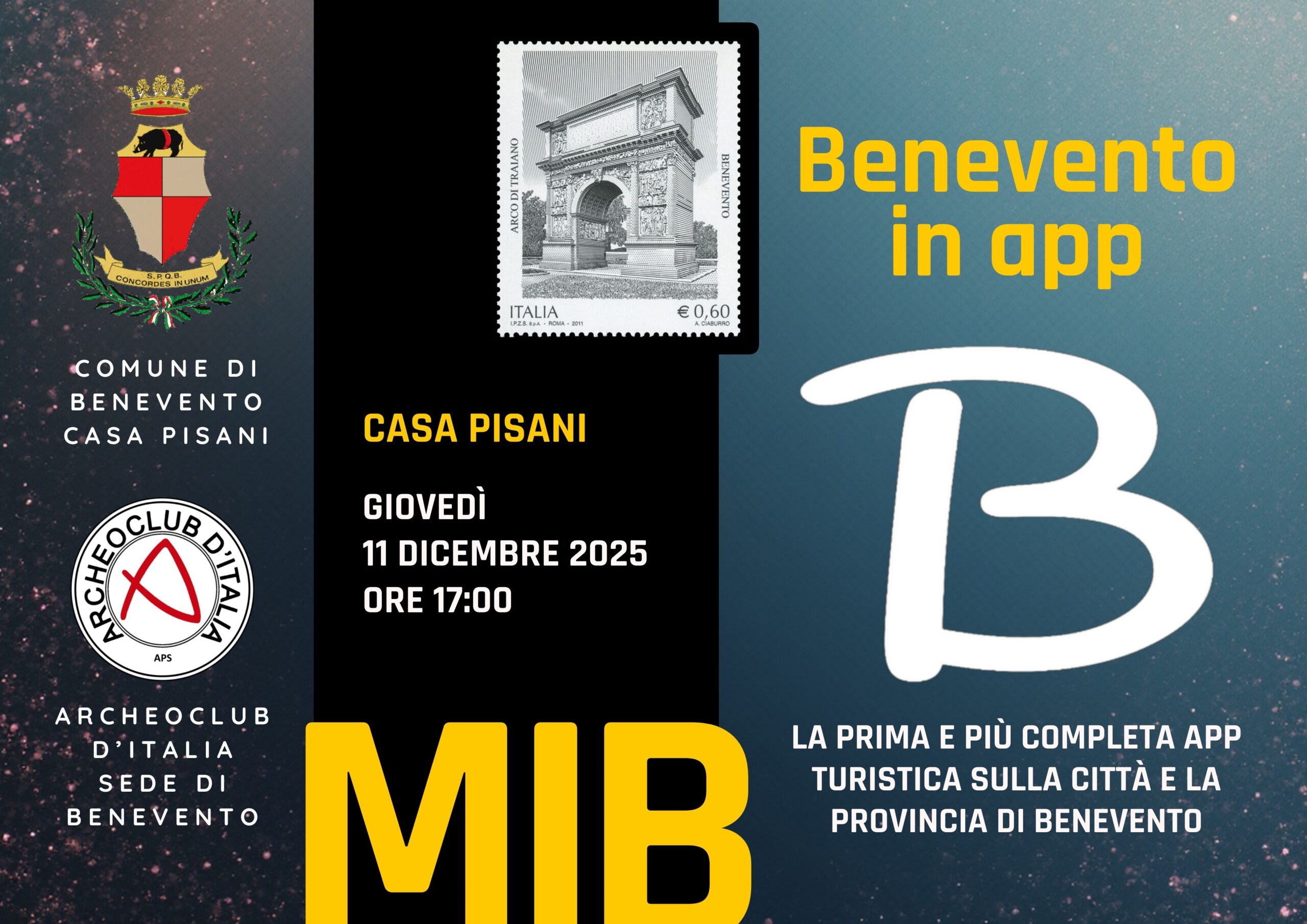 Archeoclub di Benevento: ecco la nuova app che unisce cultura, servizi e turismo: presentazione l’11 dicembre