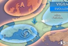Arriva il ciclone di Natale con pioggia, neve anche a bassa quota, vento e clima più freddo