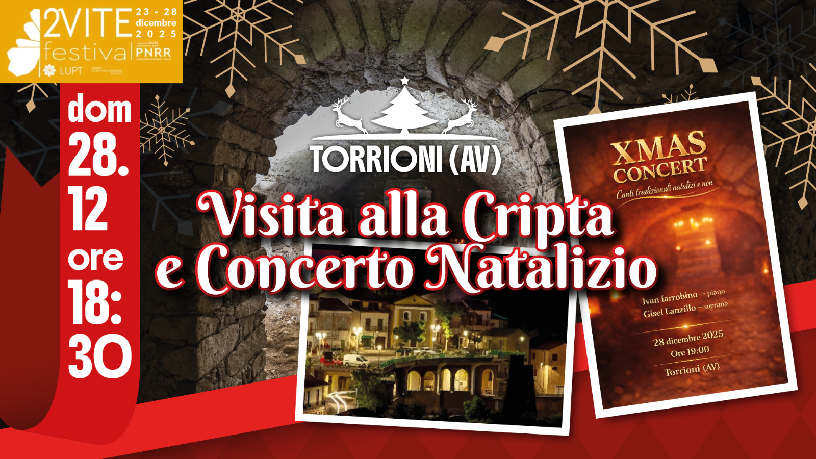 Living Lab 2 V.I.TE., Torrioni tra arte, memoria e musica: visita alla Cripta e concerto natalizio