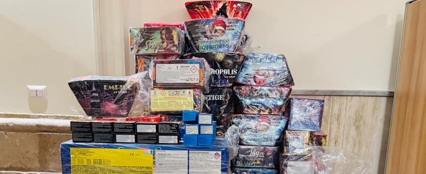 GdF Benevento: sequestrati circa 2 quintali di botti illegali ed arrestato il responsabile