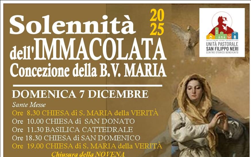 Benevento celebra l’Immacolata: festa e processione nel rione Triggio