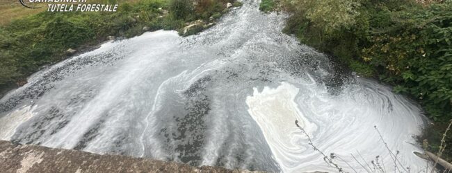 Moiano, caseificio sotto sequestro: schiuma bianca nel torrente Isclero, denunciate due persone